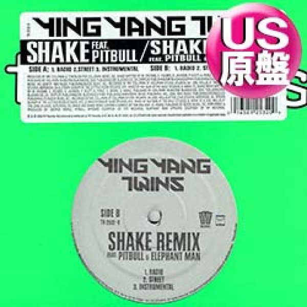 画像1: YING YANG TWINS feat PITBULL / SHAKE (米原盤/REMIX) [◎中古レア盤◎お宝！コレは原盤！必殺「ディン・ダダ」使い！] (1)
