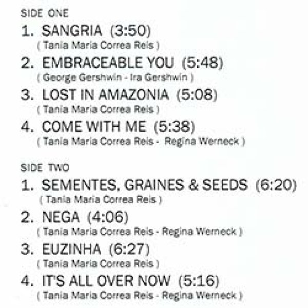 画像2: TANIA MARIA / COME WITH ME (LP/全8曲) [◎中古レア盤◎お宝！極少生産版！ロニー・ジョーダン原曲！] (2)