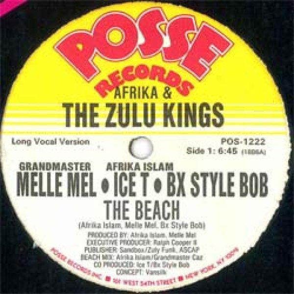 画像2: AFRIKA & THE ZULU KINGS / THE BEACH (米原盤/12"MIX) [◎中古レア盤◎お宝！本物のUS原盤！「愛しのレイラ」使い！] (2)