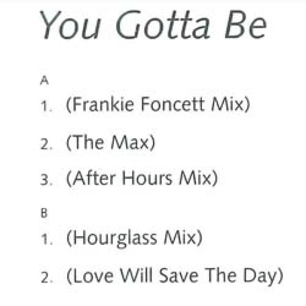 画像2: DES'REE / YOU GOTTA BE (英原盤/REMIX) [◎中古レア盤◎お宝！本物の原盤！超ウォントの「アフターアワーズMIX」！] (2)