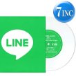 画像1: 虹色侍＆晋平太＆ゆゆうた with TATSUYA / LINE (即興) (7インチ) [■RSD■白色カラー7"！LINE社公認！着信音使い！動画300万回再生！] (1)