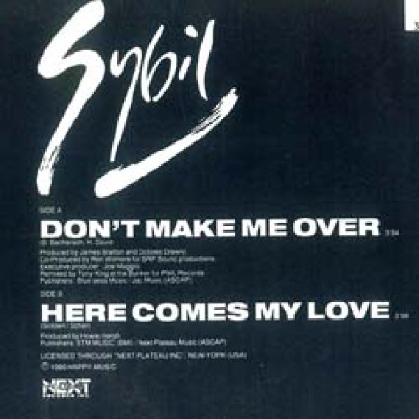 画像3: SYBIL / DON'T MAKE ME OVER (7インチ) [◎中古レア盤◎お宝！美A級品！フランス版ジャケ7"！グランドビート名曲！] (3)