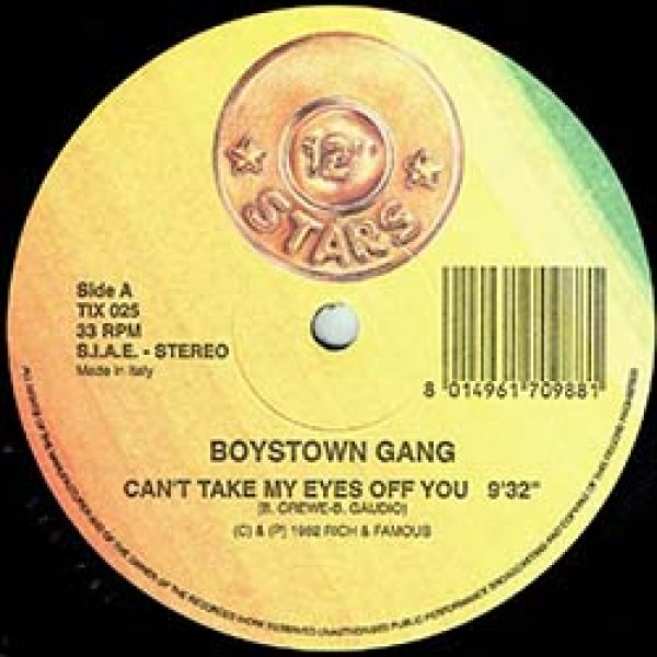 画像3: BOYS TOWN GANG / 君の瞳に恋してる & 悲しき願い (全2曲) [◎中古レア盤◎お宝！少量生産！イタリア高音質版！豪華2曲！] (3)