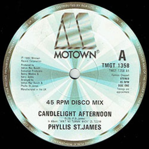 画像2: PHYLLIS ST.JAMES / CANDLELIGHT AFTERNOON (英原盤/12"MIX) [◎中古レア盤◎激レア！英国版タイトルジャケ！超ロングMIX！] (2)