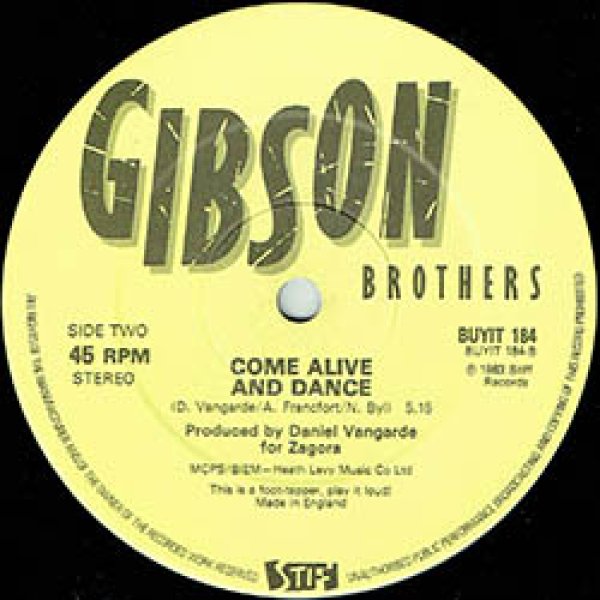 画像2: GIBSON BROTHERS / MY HEART'S BEATING WILD (英原盤/12"MIX) [◎中古レア盤◎お宝！英国版ジャケ原盤！ロングMIX！] (2)