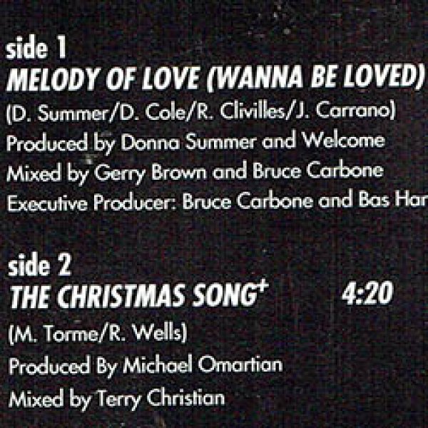 画像2: DONNA SUMMER / クリスマスソング & MELODY OF LOVE (7インチ) [◎中古レア盤◎激レア！なんと新品同様の美品！X'MAS定番 & ハウス名曲！] (2)