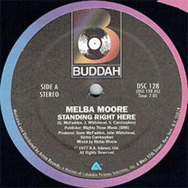 画像2: MELBA MOORE / STANDING RIGHT HERE (12"MIX/全2曲) [◎中古レア盤◎お宝！少量生産12"！MUROプレイ！ガラージ古典！] (2)