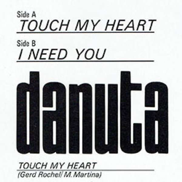 画像2: DANUTA / タッチ・マイ・ハート (原盤/12"MIX) [◎中古レア盤◎激レア！白ラベル＆日本版ジャケ！哀愁ハイエナ！] (2)