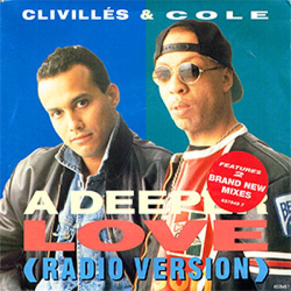 画像2: CLIVILLES & COLE / A DEEPER LOVE (REMIX/7インチMIX) [◎中古レア盤◎お宝！別ジャケ & 内容違い！跳ねてるEDIT！] (2)