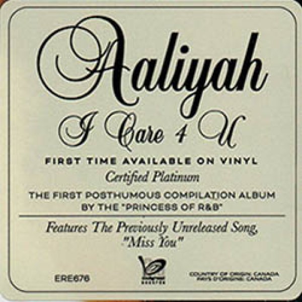 画像2: AALIYAH / I CARE 4 U (2LP/全16曲) [■2LP■祝！感涙！激レアコンピが復刻！「MISS YOU」収録！] (2)