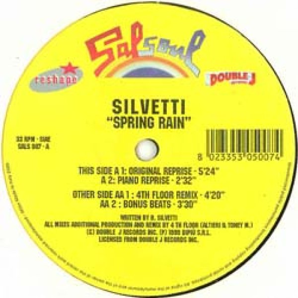 画像2: SILVETTI / SPRING RAIN (伊原盤/2000年MIX) [◎中古レア盤◎激レア！イタリアのみ！希少「2000年MIX」！］ (2)