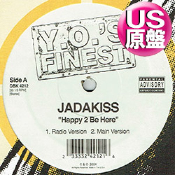 画像1: JADAKISS / HAPPY 2 BE HERE (米原盤/全2曲) [◎中古レア盤◎お宝！美品盤！80'名曲使い！超キャッチー！] (1)