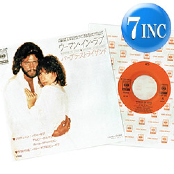 画像1: BARBRA STREISAND / ウーマン・イン・ラブ (7インチ) [◎中古レア盤◎お宝！日本版ジャケ7"！哀愁バラード！] (1)