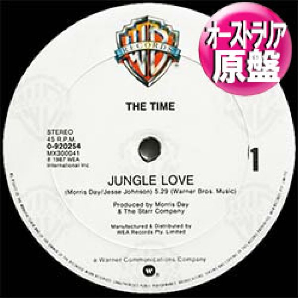 画像1: THE TIME / JUNGLE LOVE (豪原盤/全2曲) [◎中古レア盤◎激レア！希少なオーストラリア原盤！音圧抜群12"！80'sダンクラ鉄板！] (1)