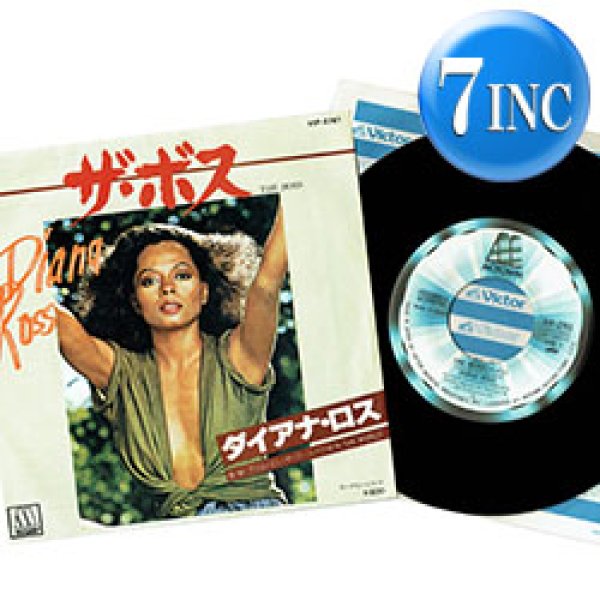 画像1: DIANA ROSS / ザ・ボス (7インチ) [◎中古レア盤◎お宝！日本版ジャケ7"！不滅の名曲！] (1)