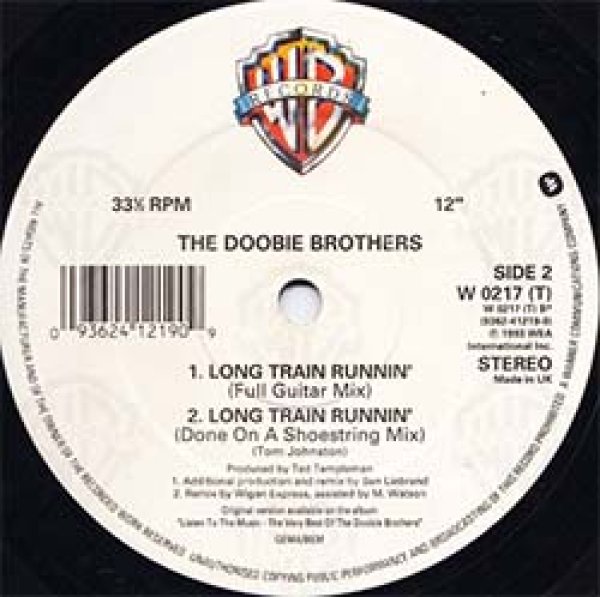 画像3: DOOBIE BROTHERS / LONG TRAIN RUNNIN (英原盤/93年MIX) [◎中古レア盤◎お宝！ジャケ付原盤！英国版のみ別内容！93年MIX！] (3)