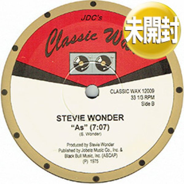 画像1: STEVIE WONDER & SMOKEY.R / AS (全2曲) [◎中古レア盤◎お宝！なんと奇跡の未開封新品！好音質！豪華2曲！] (1)