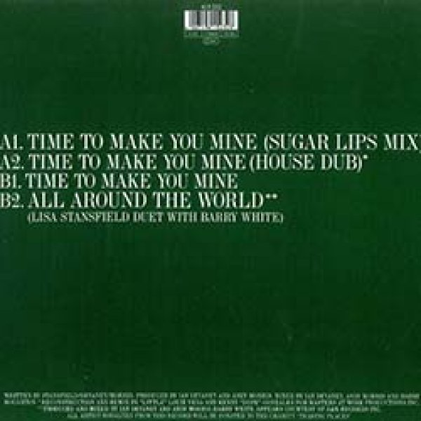 画像2: LISA STANSFIELD & BARRY WHITE / ALL AROUND THE WORLD (独原盤/別MIX) [◎中古レア盤◎激レア！ドイツオンリー！幻の「デュエットMIX」！] (2)