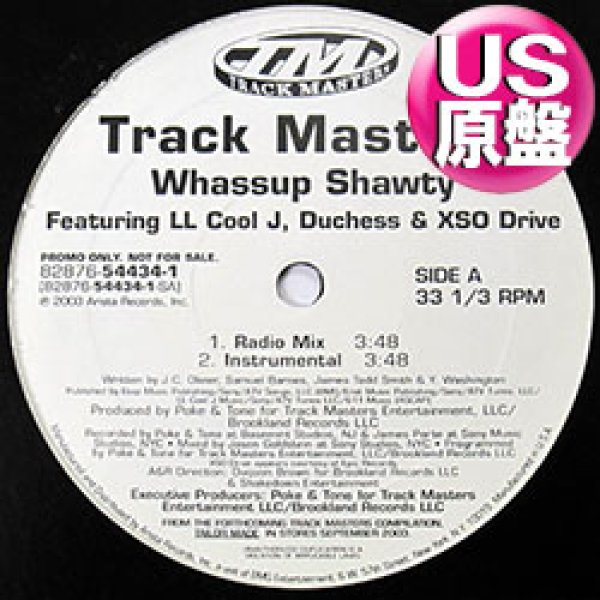 画像1: TRACK MASTERS feat L.L. COOL J / WHASSUP SHAWTY (USプロモ/4VER) [◎中古レア盤◎お宝！本物のUS原盤！2000年以降の人気レコード！] (1)