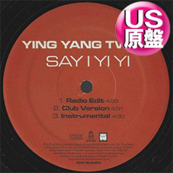 画像1: YING YANG TWINS / SAY I YI YI & ALLEY (米原盤/全2曲) [◎中古レア盤◎お宝！本物のUS原盤！2000年以降の人気レコード！] (1)