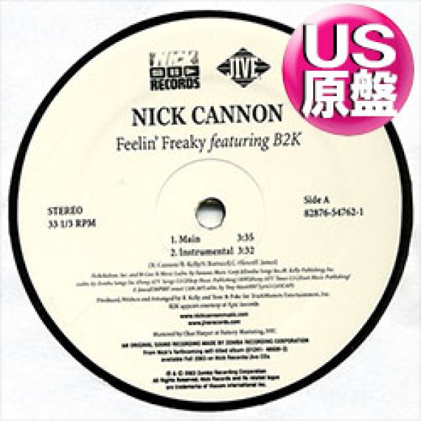 画像1: NICK CANNON feat B2K / FEELIN' FREAKY (米原盤/4VER) [◎中古レア盤◎お宝！本物のUS原盤！2000年以降の人気レコード！] (1)
