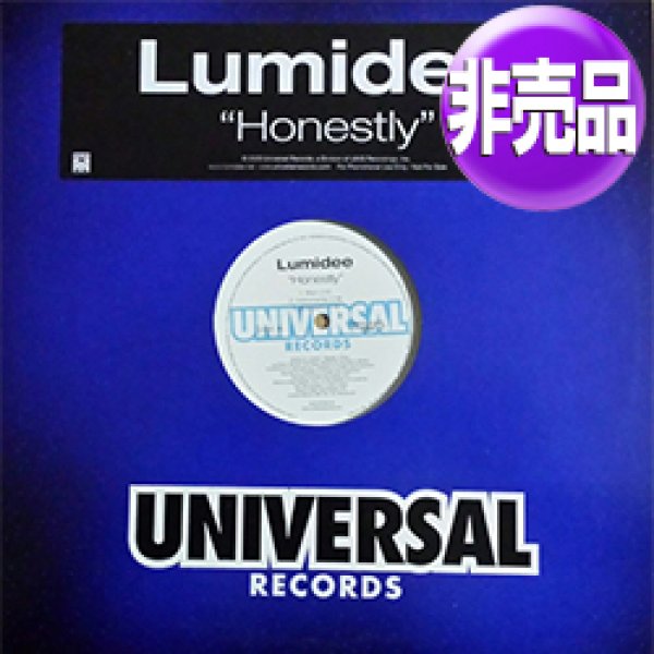 画像1: LUMIDEE / HONESTLY (USプロモ/3VER) [◎中古レア盤◎お宝！本物のUS原盤！2000年以降の人気レコード！] (1)