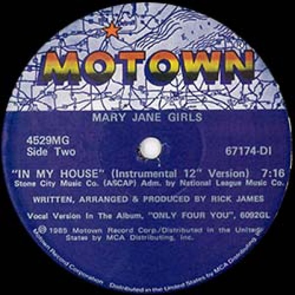 画像3: MARY JANE GIRLS / IN MY HOUSE (米原盤/12"MIX) [◎中古レア盤◎お宝！本物のUS原盤！80's名曲！インスト入り！] (3)