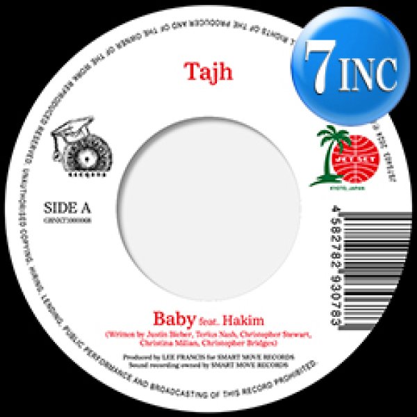 画像1: TAJH / BABY & PARTY IN THE U.S.A (7インチ) [■限定■お宝直行！少量生産！ジャスティン・ビーバー！] (1)