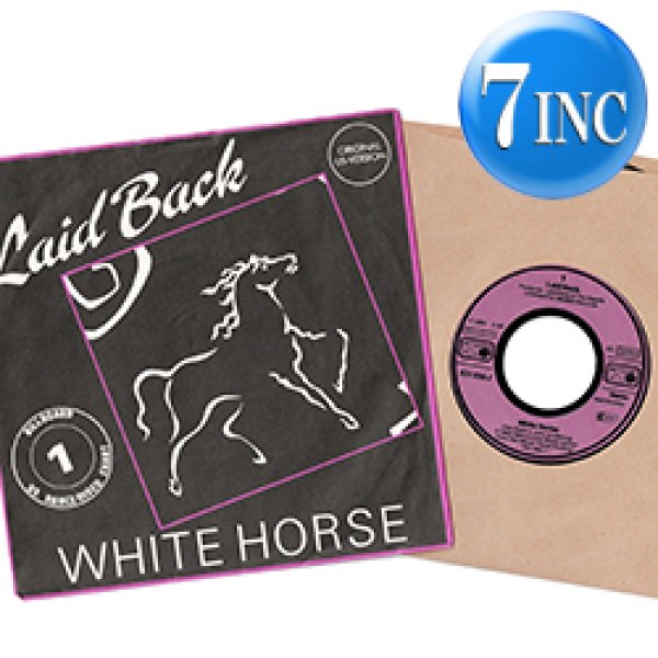 画像1: LAID BACK / WHITE HORSE (7インチMIX) [◎中古レア盤◎激レア！ドイツ版ジャケ7"MIX！ロフト古典！] (1)