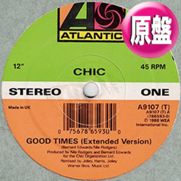 画像1: CHIC / GOOD TIMES 88 (英原盤/88年MIX) [◎中古レア◎お宝！コレは原盤！88年MIX + オリジ！] (1)