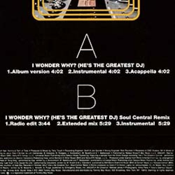 画像2: TONY TOUCH / HE'S THE GREATEST DJ (米原盤/REMIX) [◎中古レア盤◎お宝！シュリンク付美A級品！SISTER SLEDGE使い！DJ賛歌！] (2)