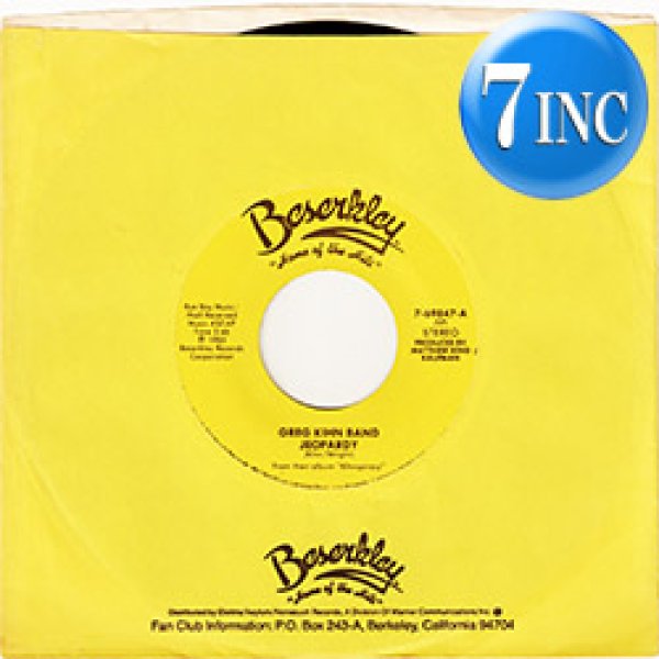画像1: GREG KIHN BAND / JEOPARDY (7インチ) [◎中古レア盤◎お宝！US原盤7"！DJ HARVEYプレイ！ダンスロック古典！] (1)