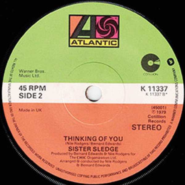 ナスティーストリートレコード】SISTER SLEDGE / THINKING OF