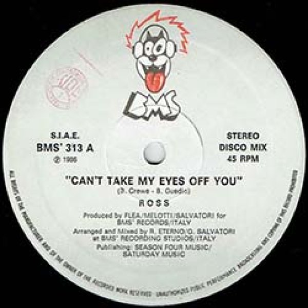 画像2: ROSS / 君の瞳に恋してる (伊原盤/12"MIX) [◎中古レア盤◎お宝！欧州圏のみ！極上イタロカバー！] (2)