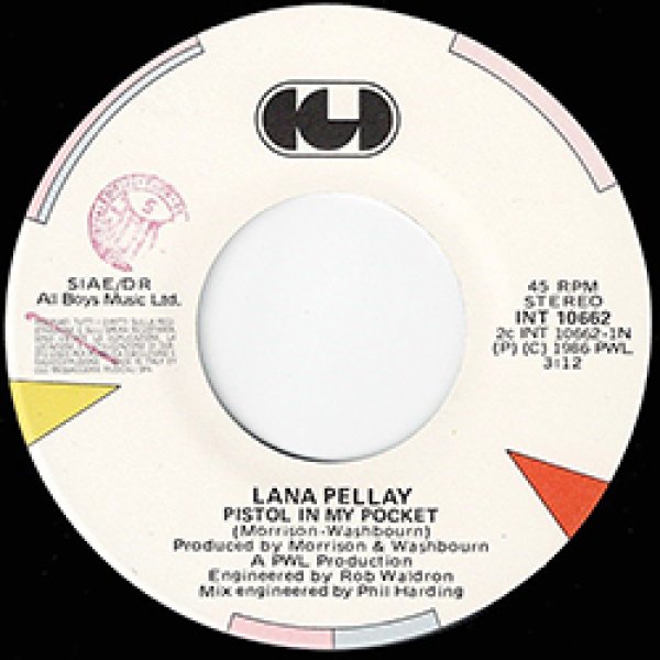 画像2: LANA PELLAY / PISTOL IN MY POCKET (7インチMIX) [◎中古レア盤◎お宝！イタリア版ジャケ7"MIX！インスト入り！] (2)