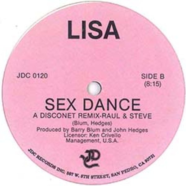 画像2: LISA / SEX DANCE (ディスコネットMIX) [◎中古レア盤◎お宝！シュリンク付！希少音源！必殺"DISCO NET MIX"！] (2)