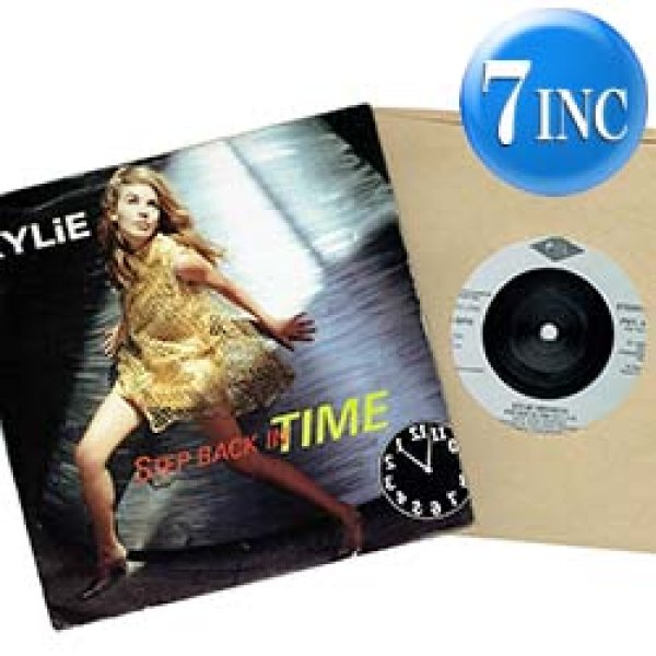 画像1: KYLIE MINOGUE / STEP BACK IN TIME (7インチMIX) [◎中古レア盤◎お宝！フランス版ジャケ！7"MIX + インスト！] (1)