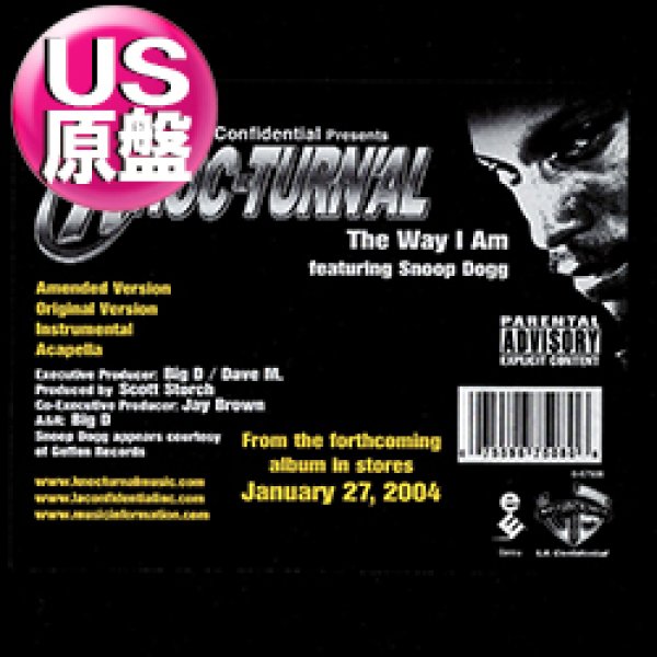 画像1: KNOC-TURN'AL feat SNOOP DOGG / THE WAY I AM (米原盤/4VER) [◎中古レア盤◎お宝！本物のUS原盤！2000年以降人気レコード！] (1)
