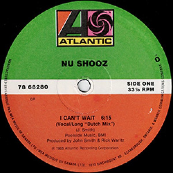 画像2: NU SHOOZ / I CAN'T WAIT (カナダ原盤/DUTCH MIX) [◎中古レア盤◎お宝！希少カナダ原盤！サンプリング大ネタ！] (2)