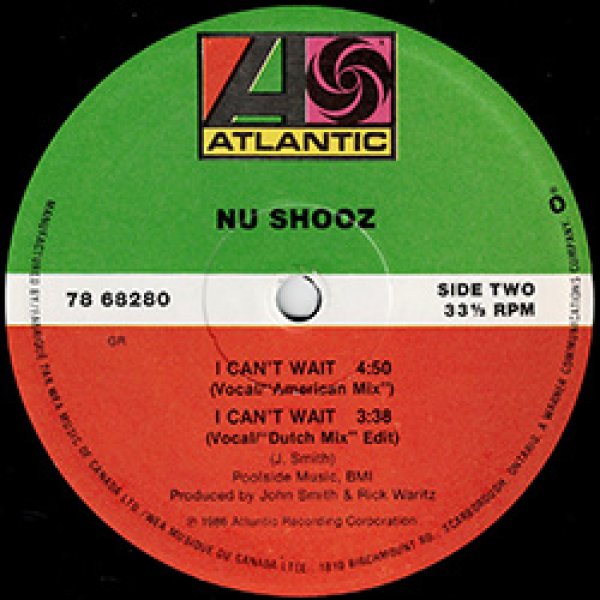 画像3: NU SHOOZ / I CAN'T WAIT (カナダ原盤/DUTCH MIX) [◎中古レア盤◎お宝！希少カナダ原盤！サンプリング大ネタ！] (3)