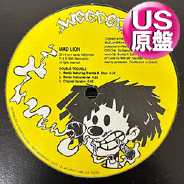 画像1: MAD LION / DOUBLE TROUBLE (米原盤/REMIX) [◎中古レア盤◎お宝！本物の原盤！大ネタ使い！メロウミドル！] (1)