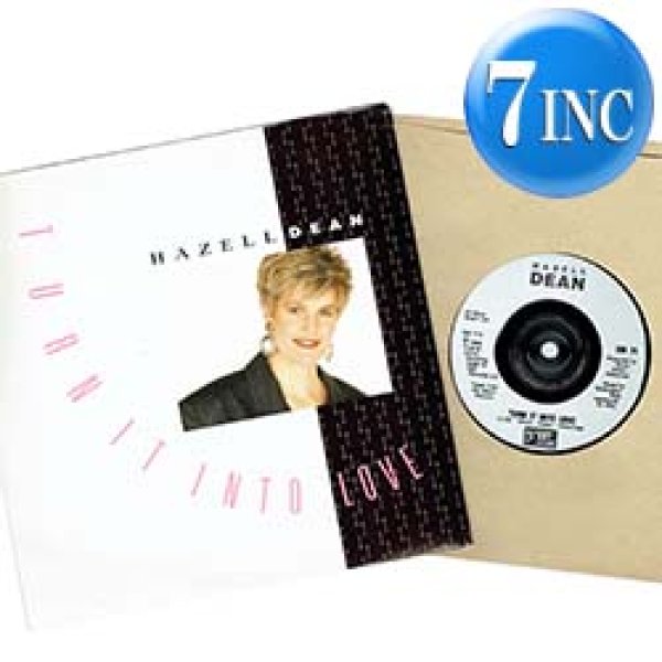 画像1: HAZELL DEAN / TURN IT INTO LOVE (7インチ) [◎中古レア盤◎お宝！英国版ジャケ7"！WINK原曲！愛が止まらない！] (1)