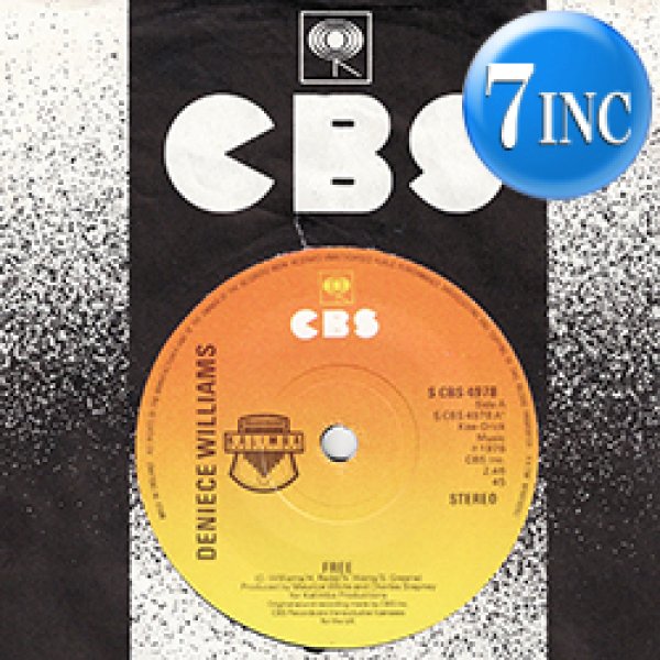 画像1: DENIECE WILLIAMS / FREE (7インチMIX) [◎中古レア盤◎お宝！UK原盤7"MIX！超人気メロウソウル！] (1)