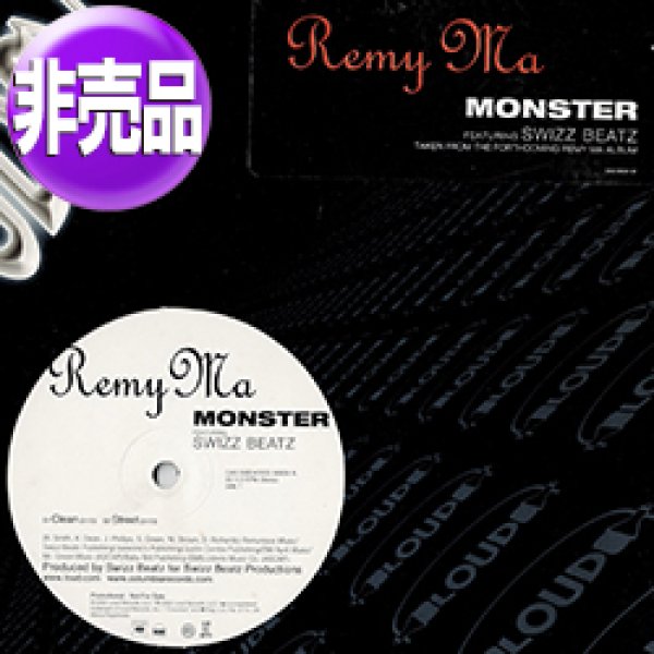 画像1: REMY MA / MONSTER (USプロモ/5VER) [◎中古レア盤◎お宝！USプロモオンリー原盤！SWISS BEATZ！] (1)