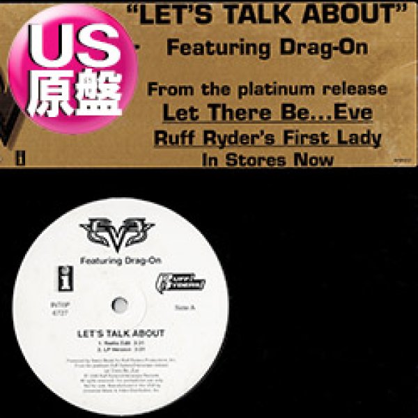 画像1: EVE / LET'S TALK ABOUT (USプロモ/5VER) [◎中古レア盤◎お宝！USプロモオンリー原盤！SWIZZ BEATZ！] (1)