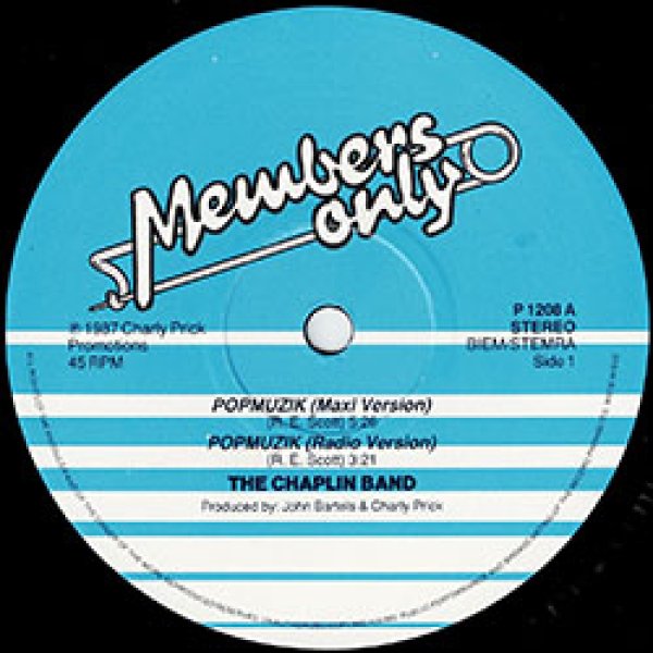 画像3: CHAPLIN BAND / GIMME JUST A MINUTE OF YOUR TIME (欧州原盤/全2曲) [◎中古レア盤◎お宝！シュリンク付！EUオンリー！隠れお洒落ダンサー！] (3)