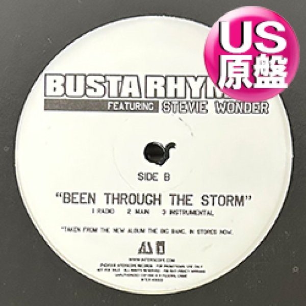 画像1: BUSTA RHYMES feat STEVIE WONDER / BEEN THROUGH THE STORM (米原盤/全2曲) [◎中古レア盤◎お宝！少量生産！2000年以降の人気レコード！] (1)