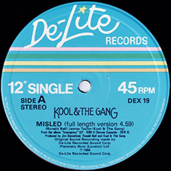 画像3: KOOL & THE GANG / LADIES NIGHT 83 + 2曲 (英原盤/全3曲) [◎中古レア盤◎お宝！美A級品！英国版ジャケ！鉄板ダンクラ3曲！] (3)