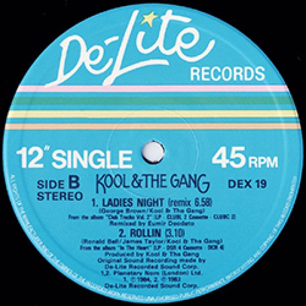 画像4: KOOL & THE GANG / LADIES NIGHT 83 + 2曲 (英原盤/全3曲) [◎中古レア盤◎お宝！美A級品！英国版ジャケ！鉄板ダンクラ3曲！] (4)