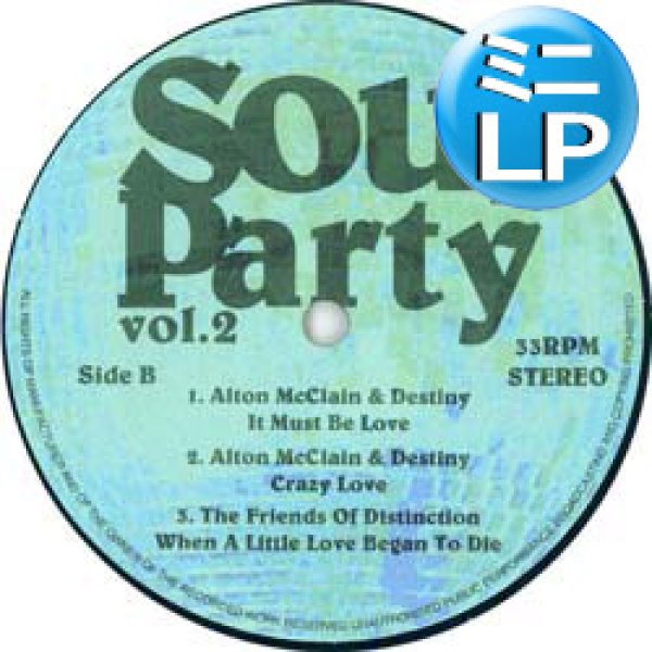 画像1: V.A / ソウル・パーティー第2弾 (ミニLP/全6曲) [■廃盤■激レア！超少量生産！極上フリーソウル！] (1)